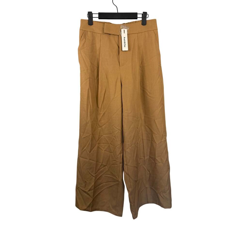 Arach and Cloz Wide Leg Tan Pants Size M